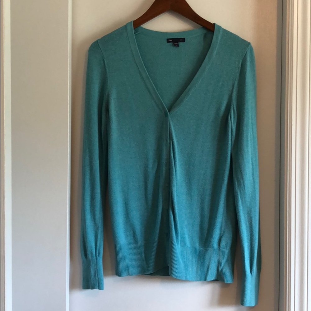 GAP Turquoise Cardigan